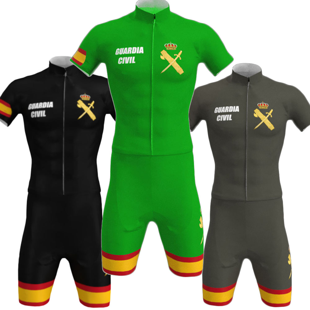 Cycling Bib Shorts - Jersey de ciclismo verde para homens,