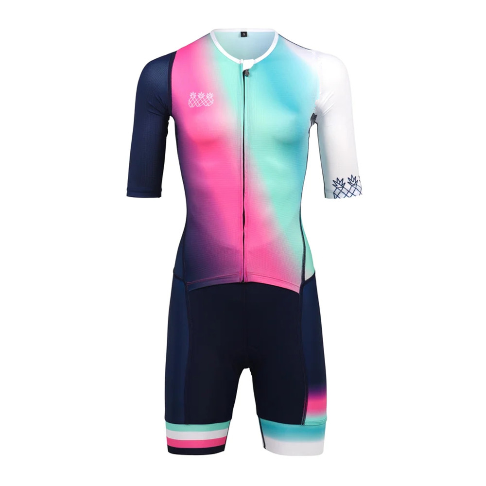 Verão feminino triathlon terno - Cycling Gear Jersey avaliação e preço