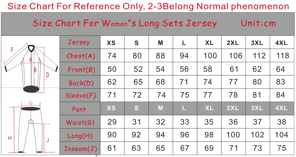 Liv feminino inverno conjunto  - Cycling Gear Jersey avaliação e preço