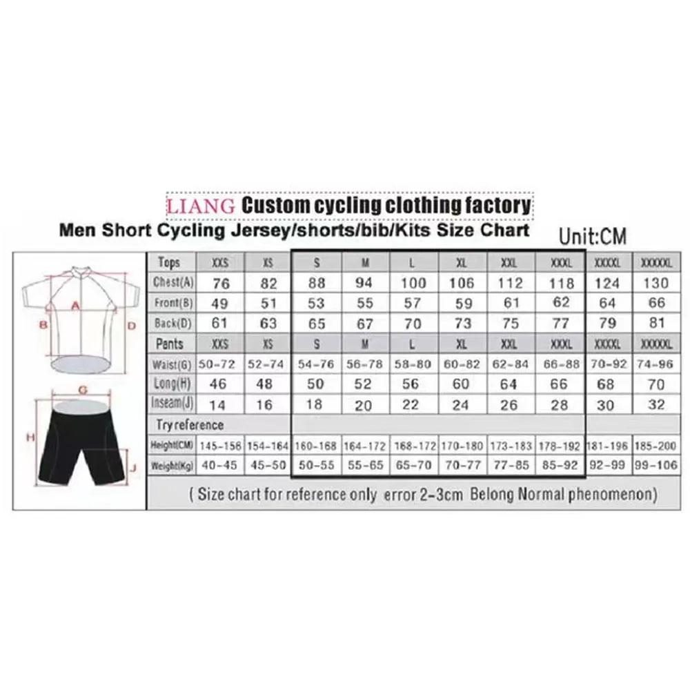 Conjunto de Camiseta de Ciclis - Cycling Gear Brands avaliação e preço